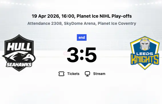 Leeds Knights come from behind to win NIHL National play-off crown