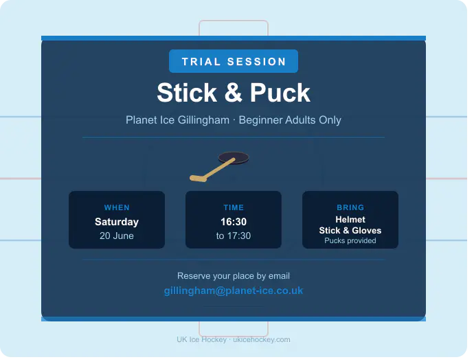 Want to try ice hockey? Planet Ice Gillingham is offering a free taster session this month